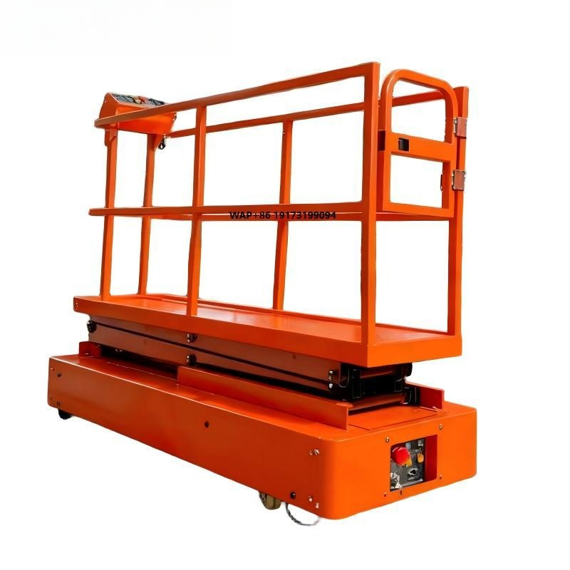 Agriculture Tomato Farming - 農業用小型電動シザーリフトテーブルパイプラック温室トロリー（トマト収穫用）