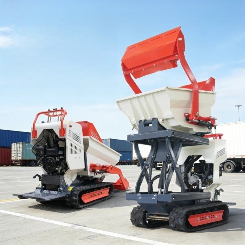 Farming Jobs - 高効率小型運搬車クローラーミニダンパートロリー、プランテーション建設、農産物輸送作業で広く使用されています