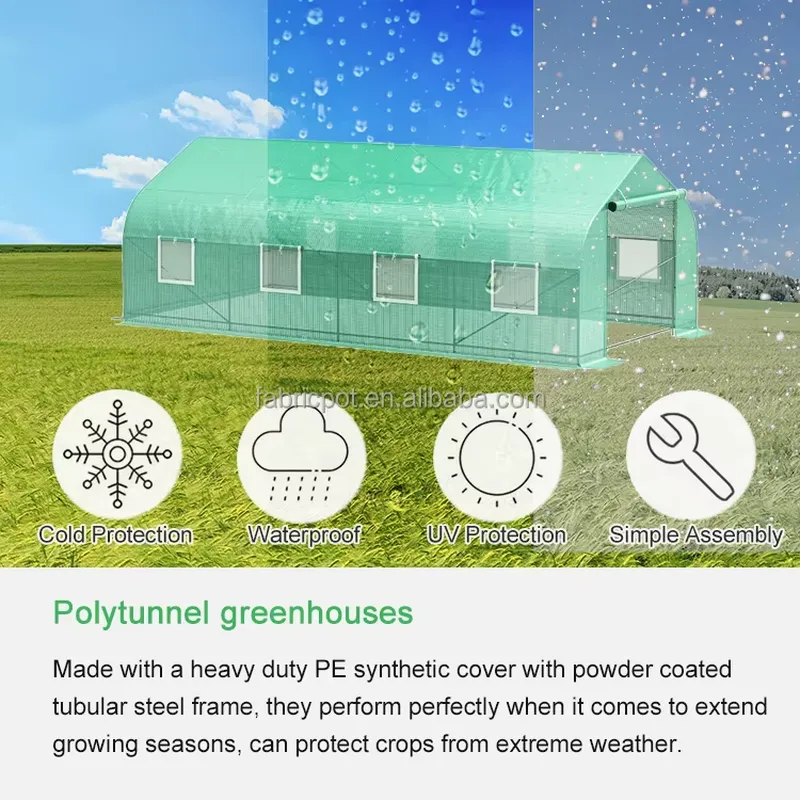 農業用ポリトンネル温室プラスチックフィルム栽培小屋トマト温室 - Agriculture Tomato Farming のレビューと価格